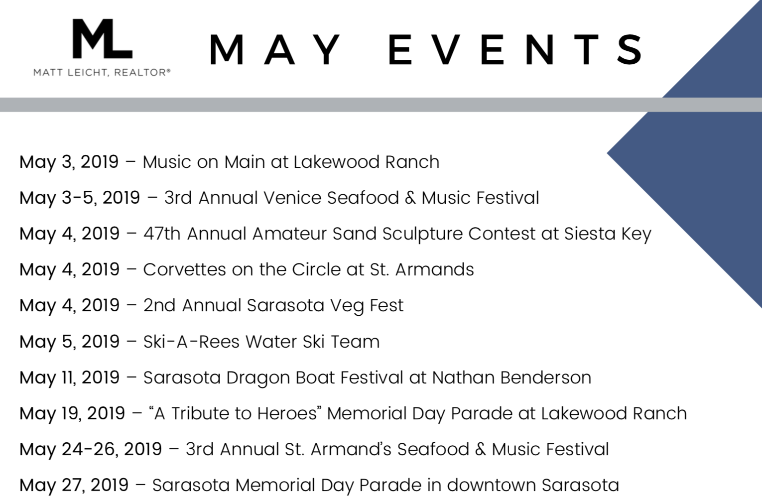 Free Sarasota Community Events: May